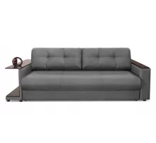 Диван прямой Анкона А Серый рогожка