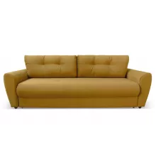 Прямой диван Амстердам Горчичный велюр