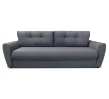 Прямой диван Амстердам Серый велюр