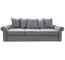 Прямой диван Арвика Серый, рогожка