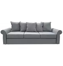 Прямой диван Арвика Серый, рогожка