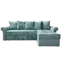Угловой диван Астрид (Рейн) Велюр ментол