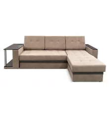 Угловой диван Атланта Светло Коричневый велюр