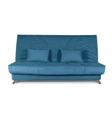 Прямой диван Аванти Ф Светло синий велюр