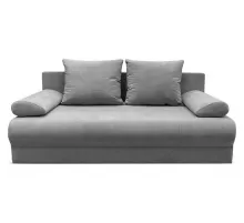 Прямой диван еврокнижка Аверсо Серый