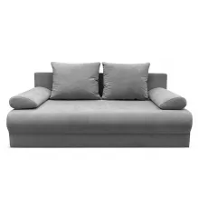 Прямой диван еврокнижка Аверсо Серый