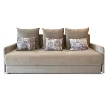 Прямой диван Авила Бежевый Велюр