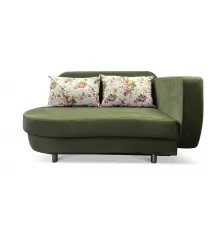 Прямой диван-тахта Бали Зеленый велюр