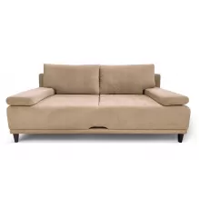 Прямой диван Даллас Бежевый велюр