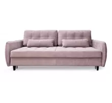 Диван прямой Сидней Пудрово-лиловый велюр