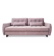 Диван прямой Сидней Пудрово-лиловый велюр