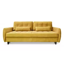 Диван прямой Сидней Желтый велюр