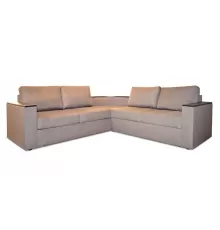 Угловой диван Фоборг с полкой Бежевый