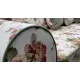 Угловой диван Халланд  Зеленый / цветы