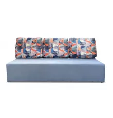 Диван прямой Каир Голубой Велюр