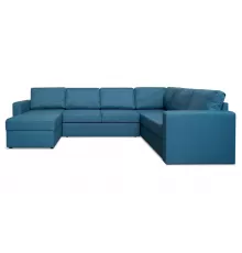 П-образный диван Кольдинг Бирюзовый