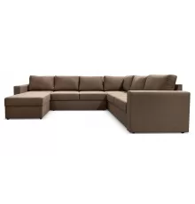 П-образный диван Кольдинг Коричневый