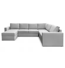 П-образный диван Кольдинг Серый рогожка