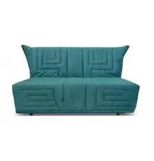 Прямой диван аккордеон Креско Б  Бирюзовый велюр