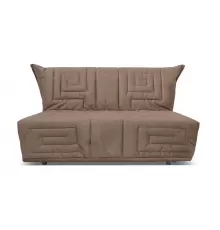Прямой диван аккордеон Креско Б Светло коричневый велюр
