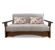 Прямой диван аккордеон Креско  Д Бежевый велюр