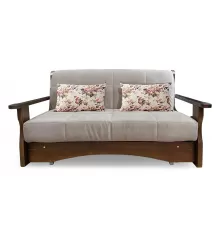 Прямой диван аккордеон Креско  Д Бежевый велюр