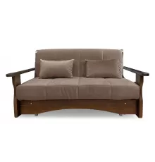 Прямой диван аккордеон Креско  Д  Капучино велюр