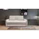 Прямой диван Креско 1400 М NEW Молочный велюр