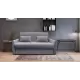 Прямой диван Креско 1400 М NEW  Серый велюр