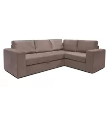 Угловой диван Лемвиг Бежевый Велюр