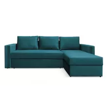 Угловой диван Марибо Бирюзовый велюр