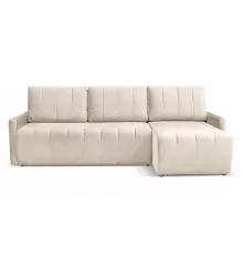 Угловой диван Норфолк кремовый велюр