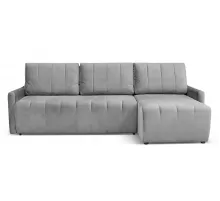 Угловой диван Норфолк Серый велюр