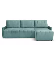 Угловой диван Норфолк Мятный велюр