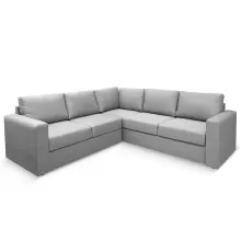 Угловой диван Ольборг Серый рогожка