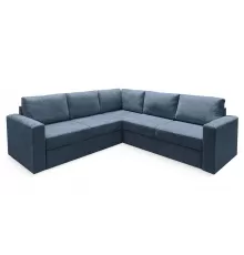 Угловой диван Ольборг Синий букле