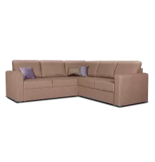 Угловой диван Ольборг Светло коричневый