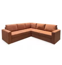Угловой диван Ольборг Терракотовый букле