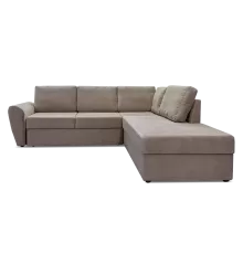 Угловой диван Орхус Бежевый велюр