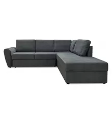Угловой диван Орхус/ Темно Серый Велюр