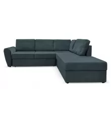 Угловой диван Орхус Темно-зеленый велюр