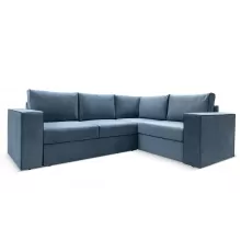 Угловой диван Варберг Голубой велюр