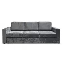 Прямой диван Йеллинг Серый велюр