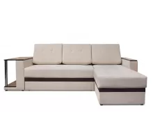 Угловой диван Атланта Кремовый велюр