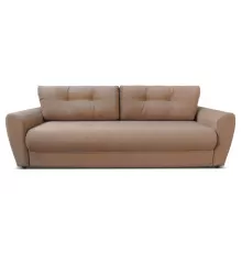 Прямой диван Амстердам Бежевый Велюр