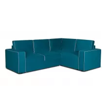 Диван угловой Варберг Бирюзовый велюр